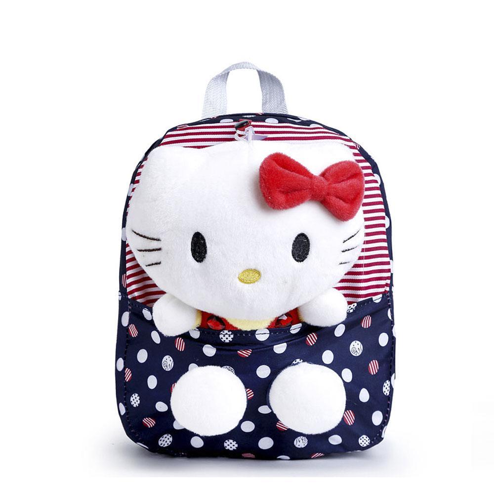 hello kitty kid backpacks Personalized Backpack for Kids It also features an exterior zip pocket in front for safe carrying of small items and more with a rubber Hello Kitty zipper pull AI ACCESSORY INNOVATIONS Hello Kitty